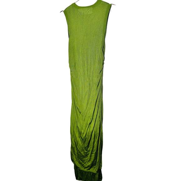 ATLEIN COLLECTIVE Green Crewneck Sleeveless Midi Dress Size Medium - Picture 6 of 15